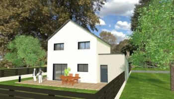 maison étage avec garage 85m² chanteloup les maisons guillaume arrière 1