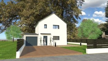 maison étage avec garage 85m² chanteloup les maisons guillaume avant 1