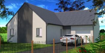 maison plain pied garage peaule