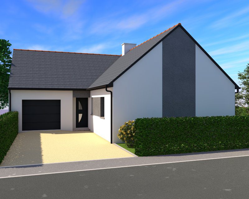maison plain pied avec garage 81 m² st pair sur mer