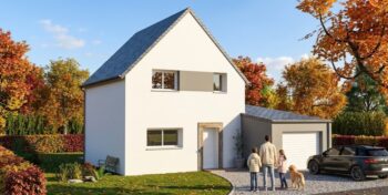 st jean des champs maison étage 74 m² avec garage